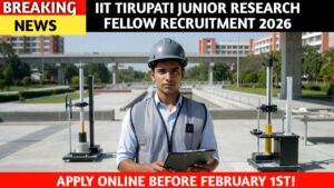 IIT Tirupati Junior Research Fellow Recruitment 2026