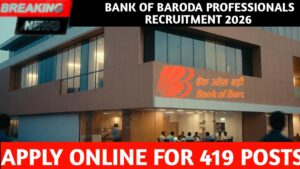 Bank of Baroda Professionals Recruitment 2026