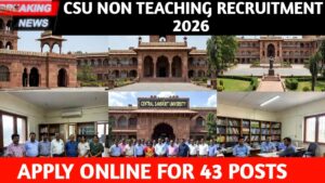 CSU Non Teaching Recruitment 2026