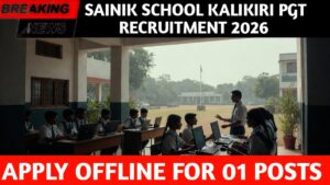 Sainik School Kalikiri PGT Recruitment 2026