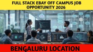eBay Off Campus Job Opportunity 2026