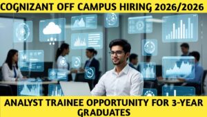 Cognizant Off Campus Hiring 2026